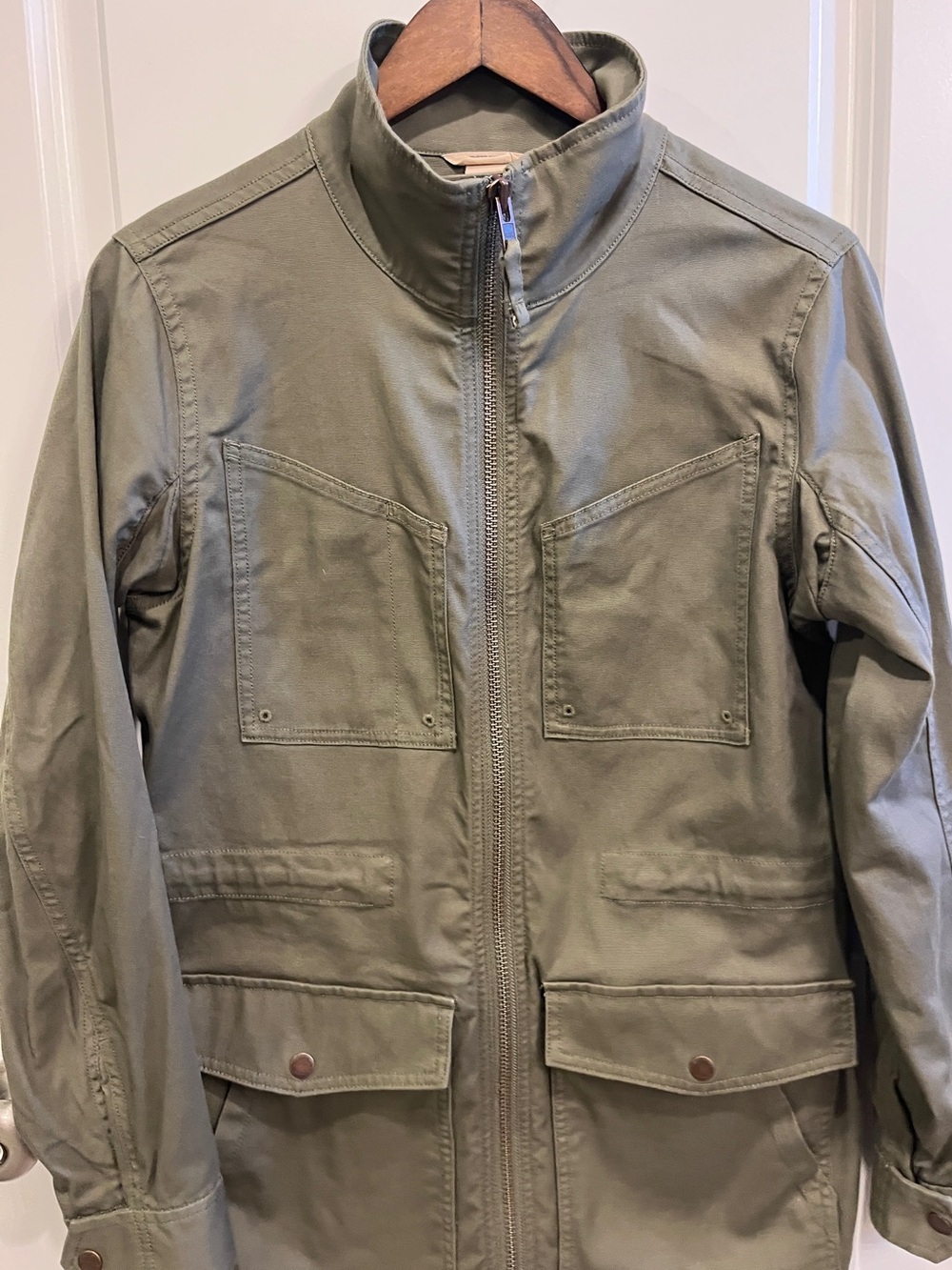 Duluth Trading Co # 47712 DuluthFlex Fire Hose CoolMax Jacket XS Olive Green - Picture 3 of 7